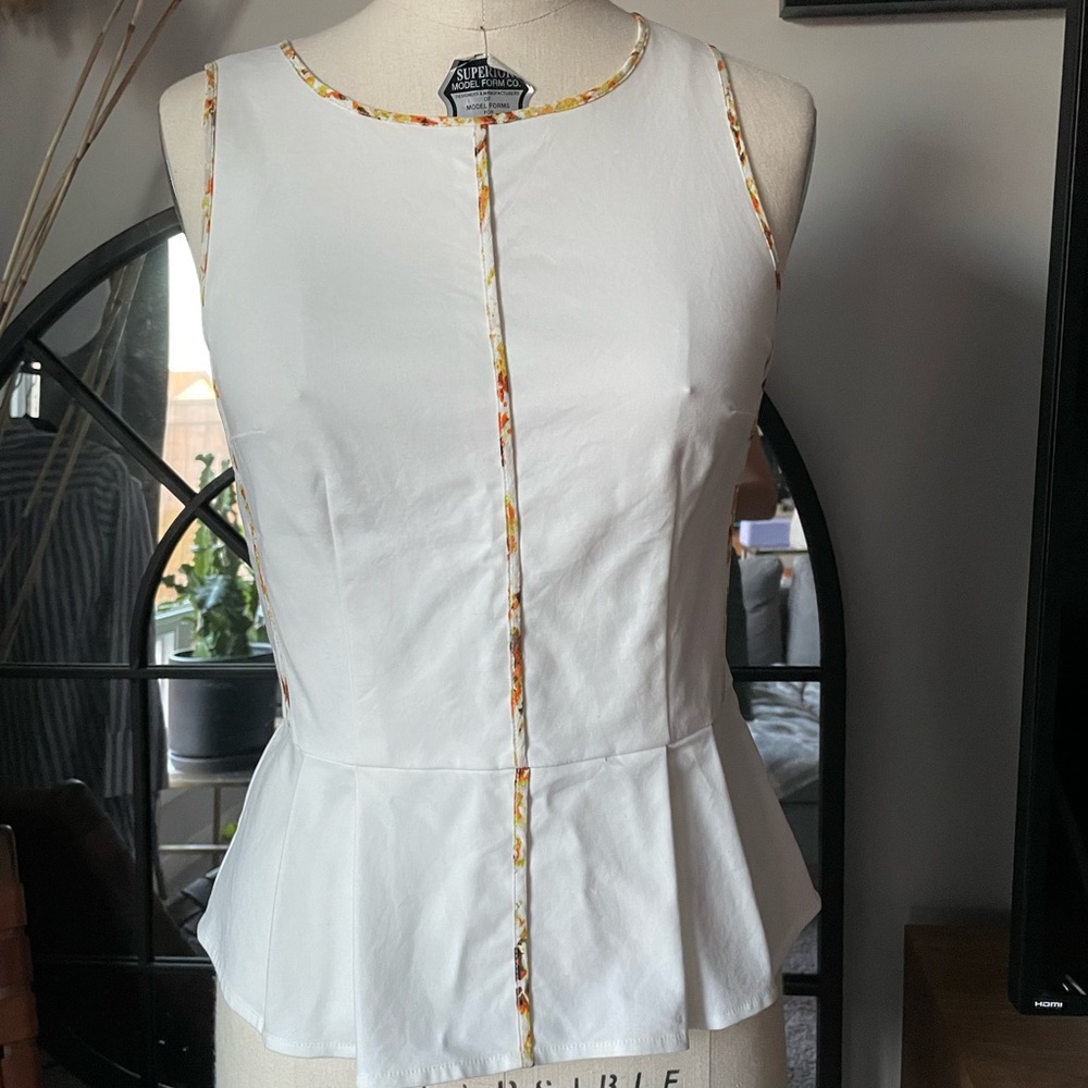 Club Monaco peplum top